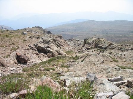 El Colorado site at 2900 m in the Andes
