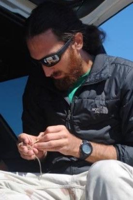 justin agan working in field