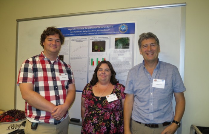 John, Amy, and Andrew With Amy's Poster