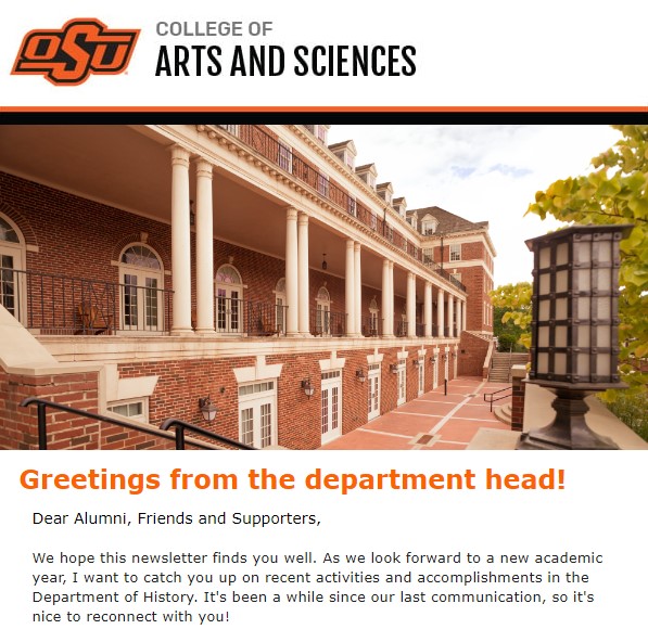 Department Newsletter Department Newsletter