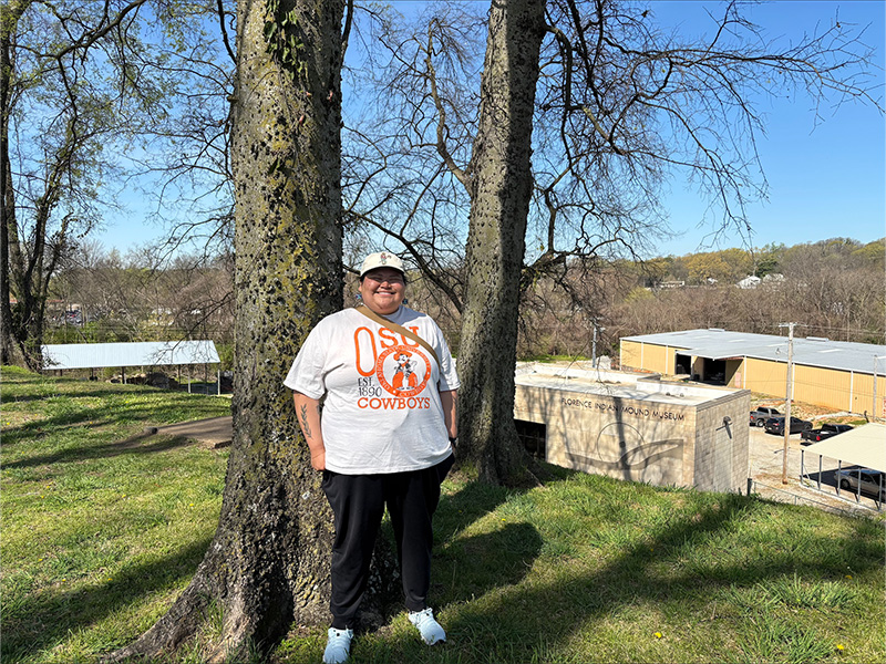 Waters, at the Florence Indian Mound and Museum