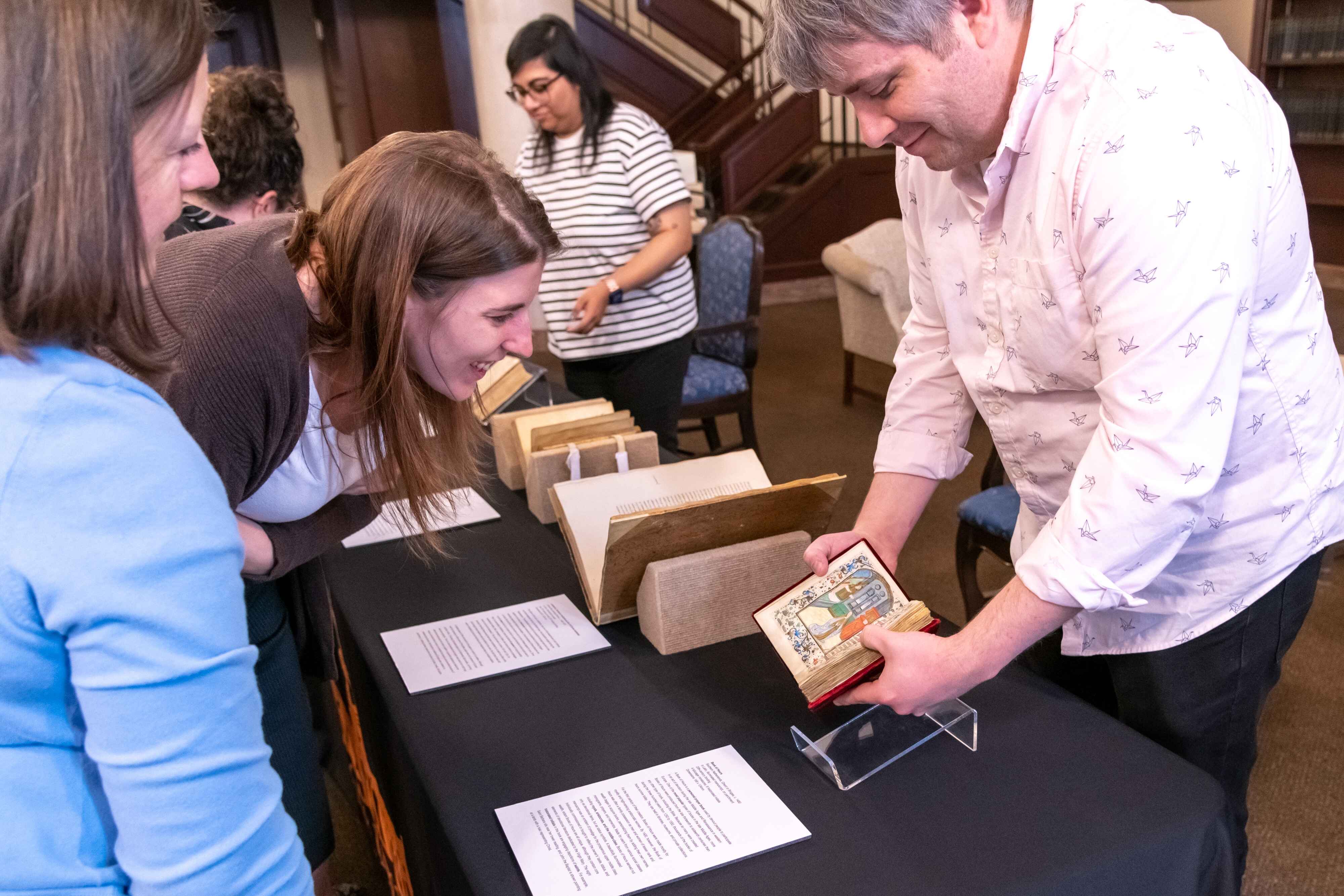 Students learn in the OSU Archives