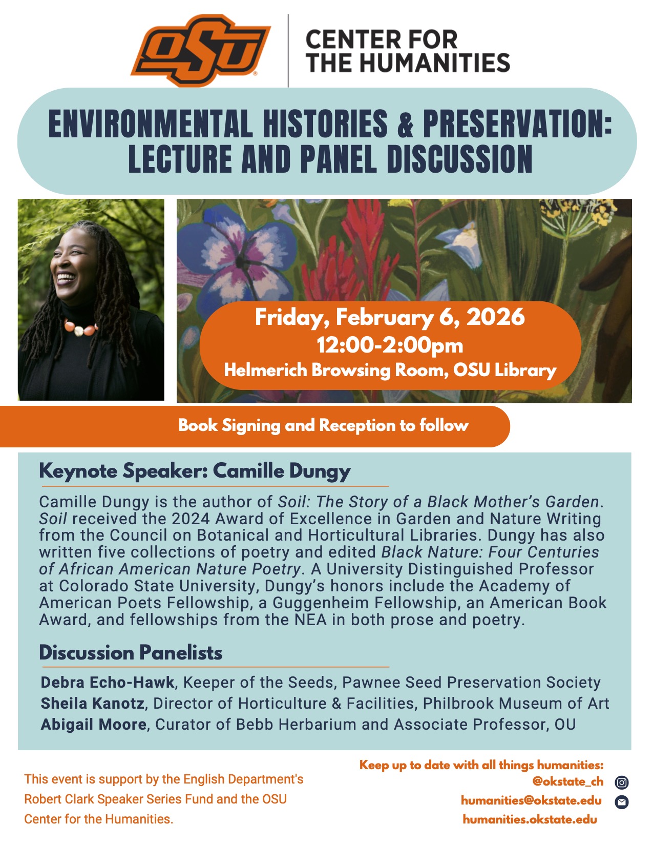 event flyer for Feb 6