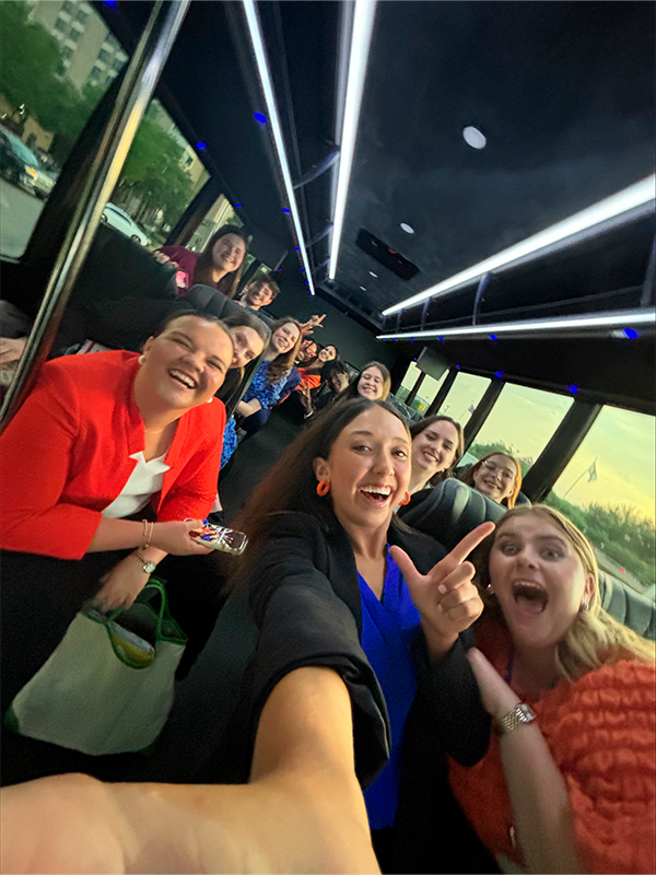 NSAC Team on the bus