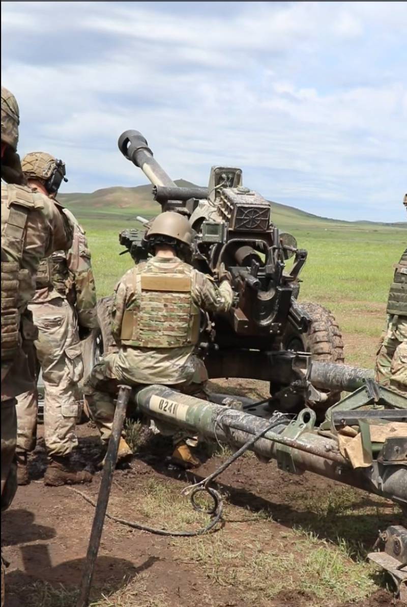cadets fire a cannon at fort sill