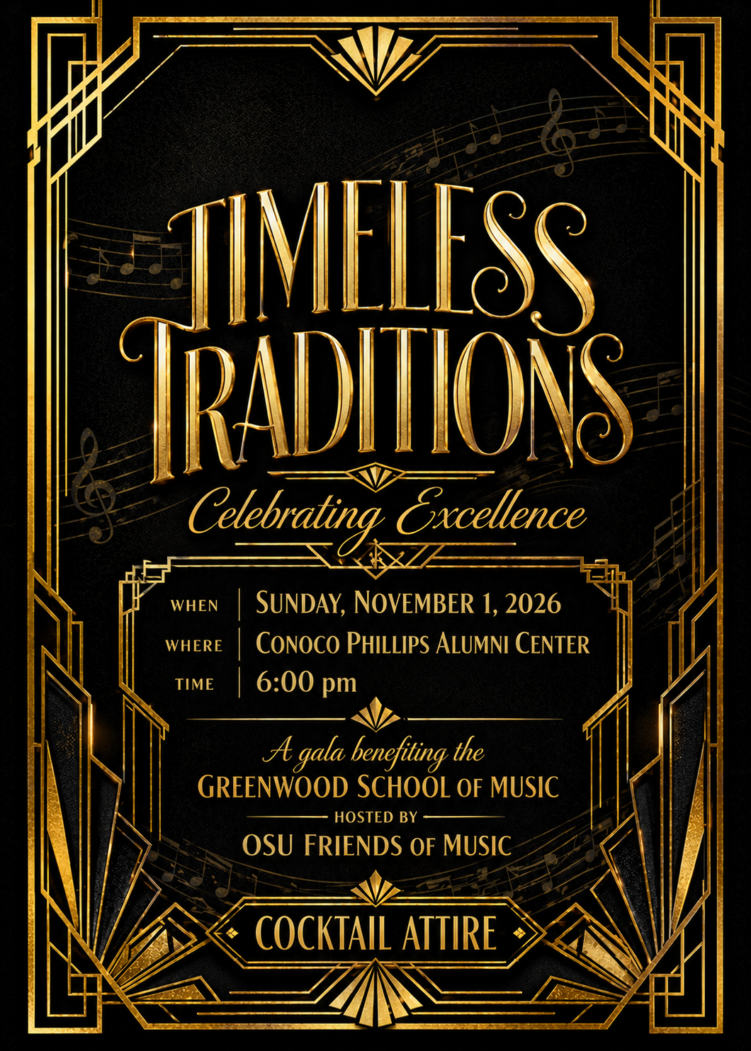 Timeless Traditions invitation