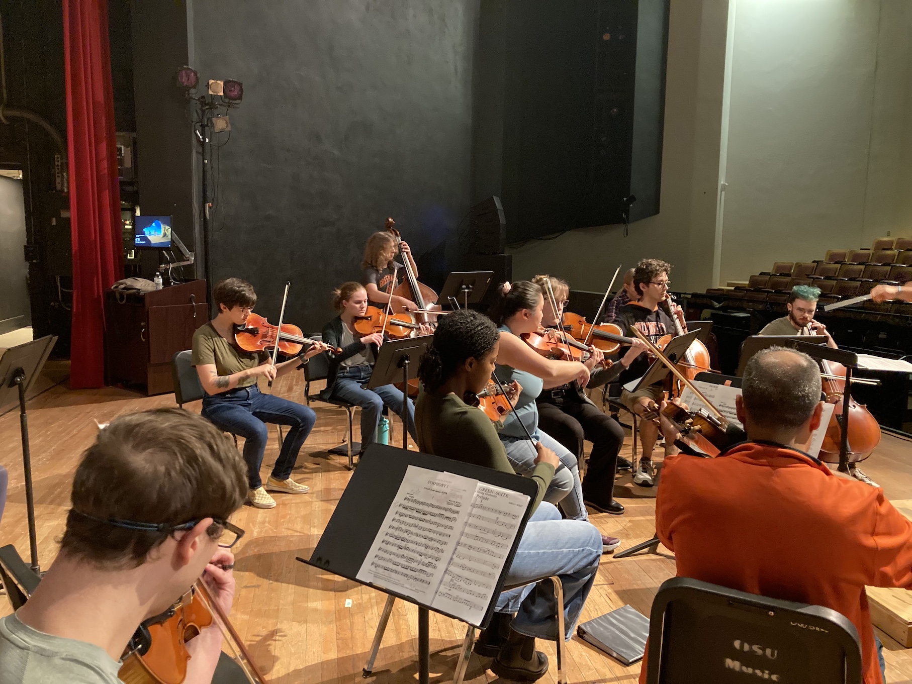 image of orchestra members