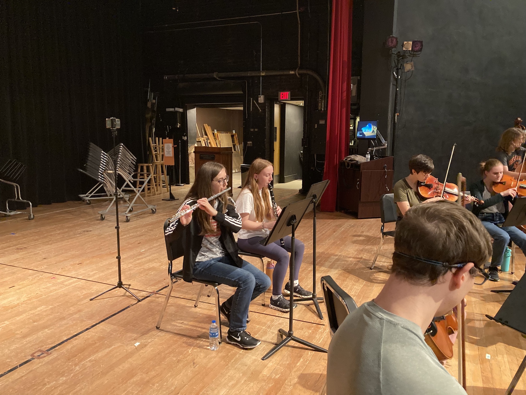 image of orchestra members