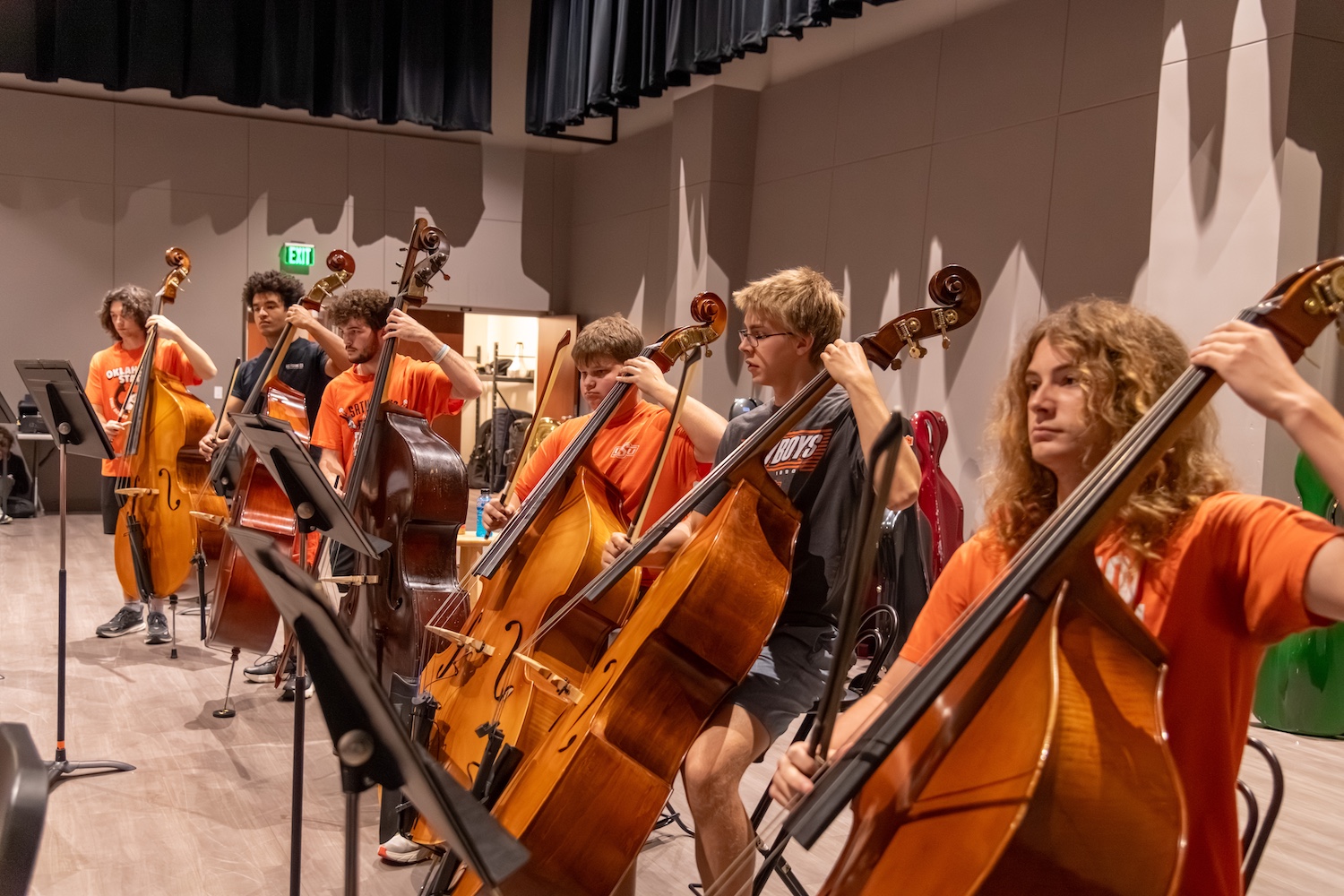 orchestra rehearsal