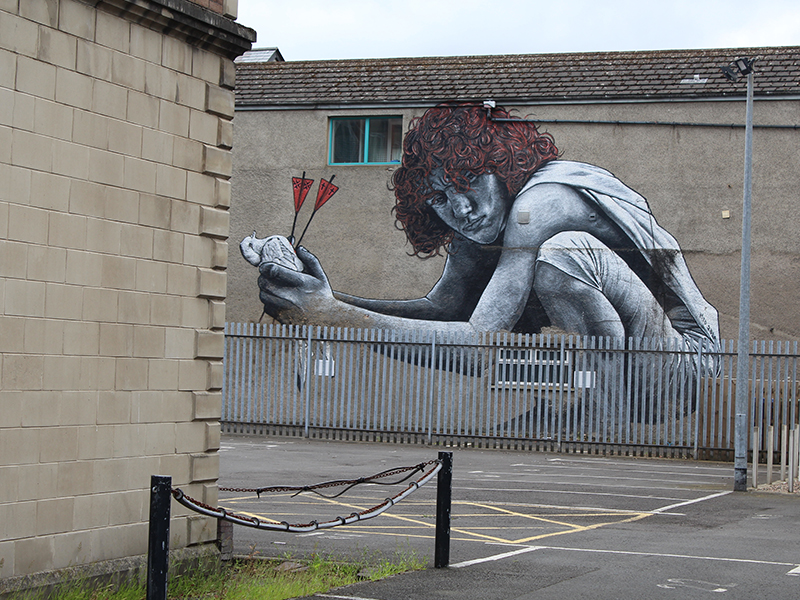 Dove Mural in Ireland Dove Mural in Ireland