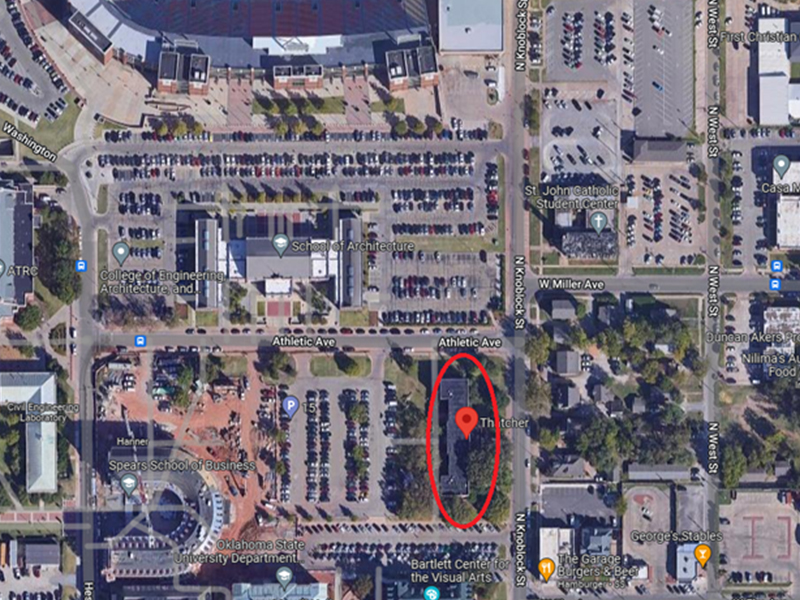 Map to Thatcher Hall Map to Thatcher Hall