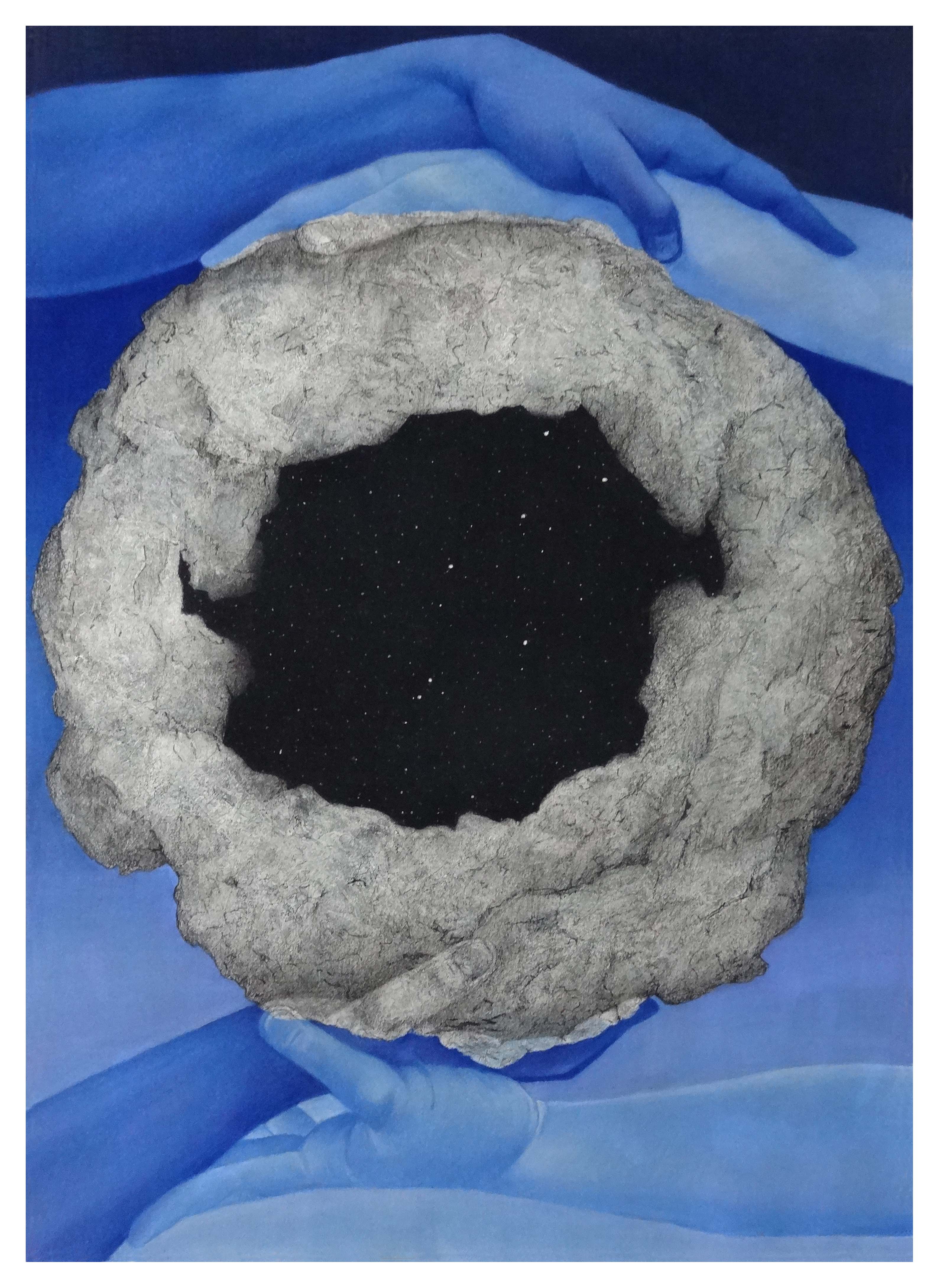 Molly Kaderka, Orpheus and Eurydice, monoprint and mixed media