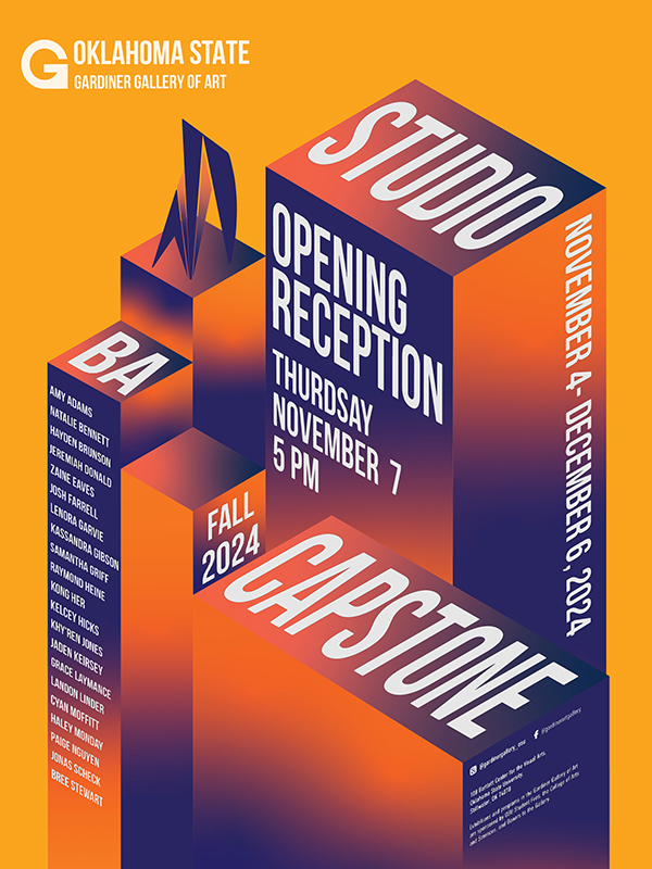 Student Capstone Exhibition Fall 2024 flyer
