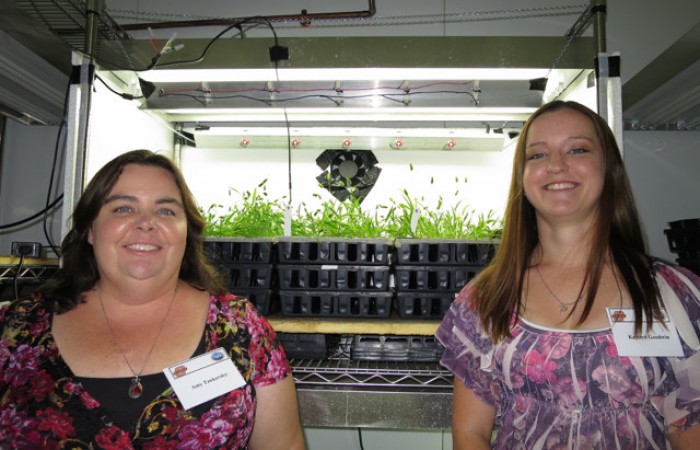 Amy and Kaytlyn with the Big Far Red Treatment