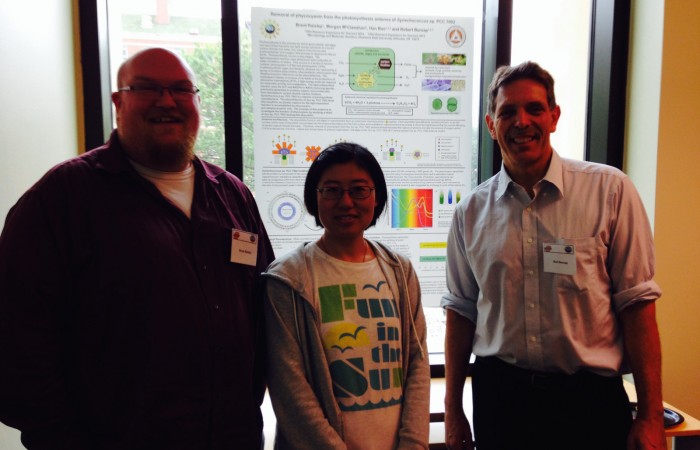 Brent with Han and Robert and his poster