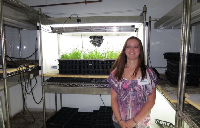 Kaytlyn with her Big Far Red Treatment