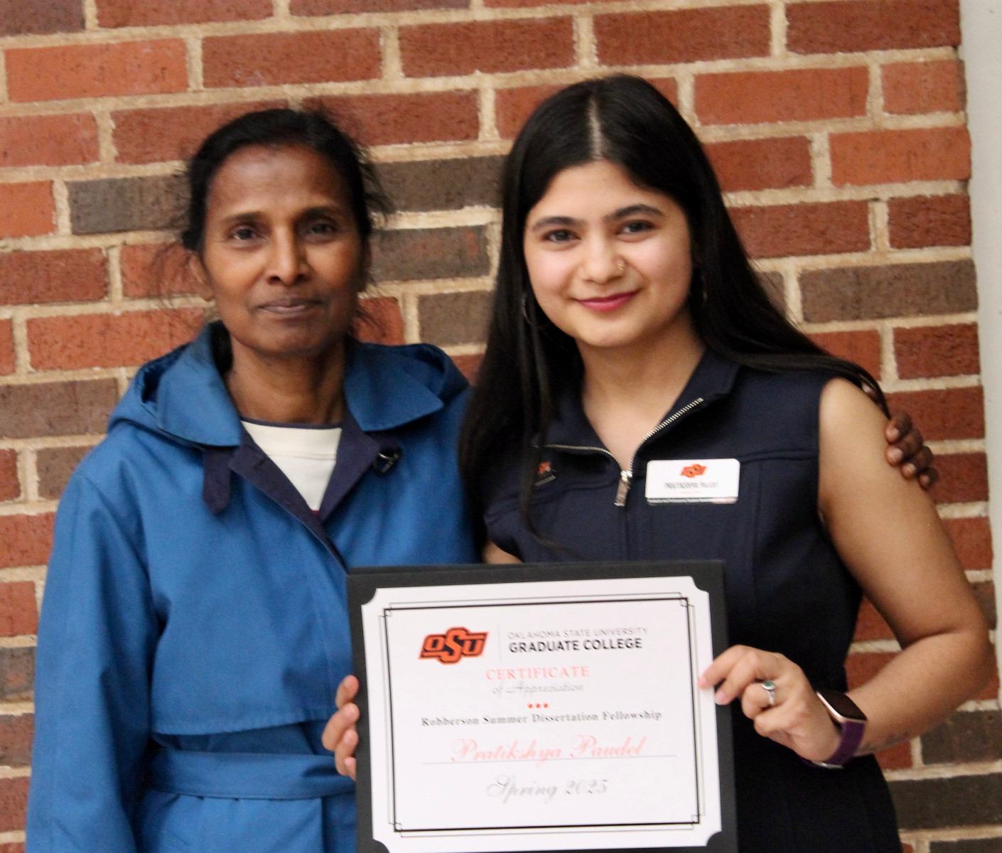 Graduate College Robberson Award