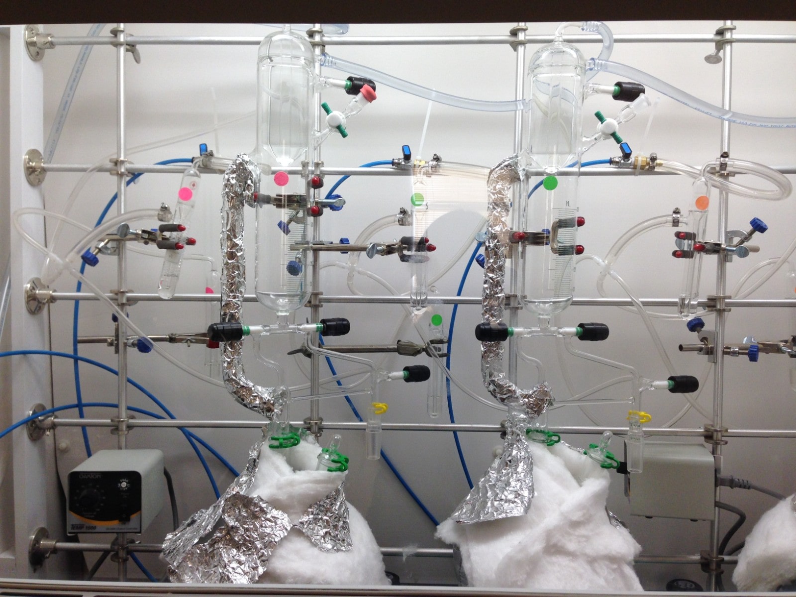 Solvent distillation setup