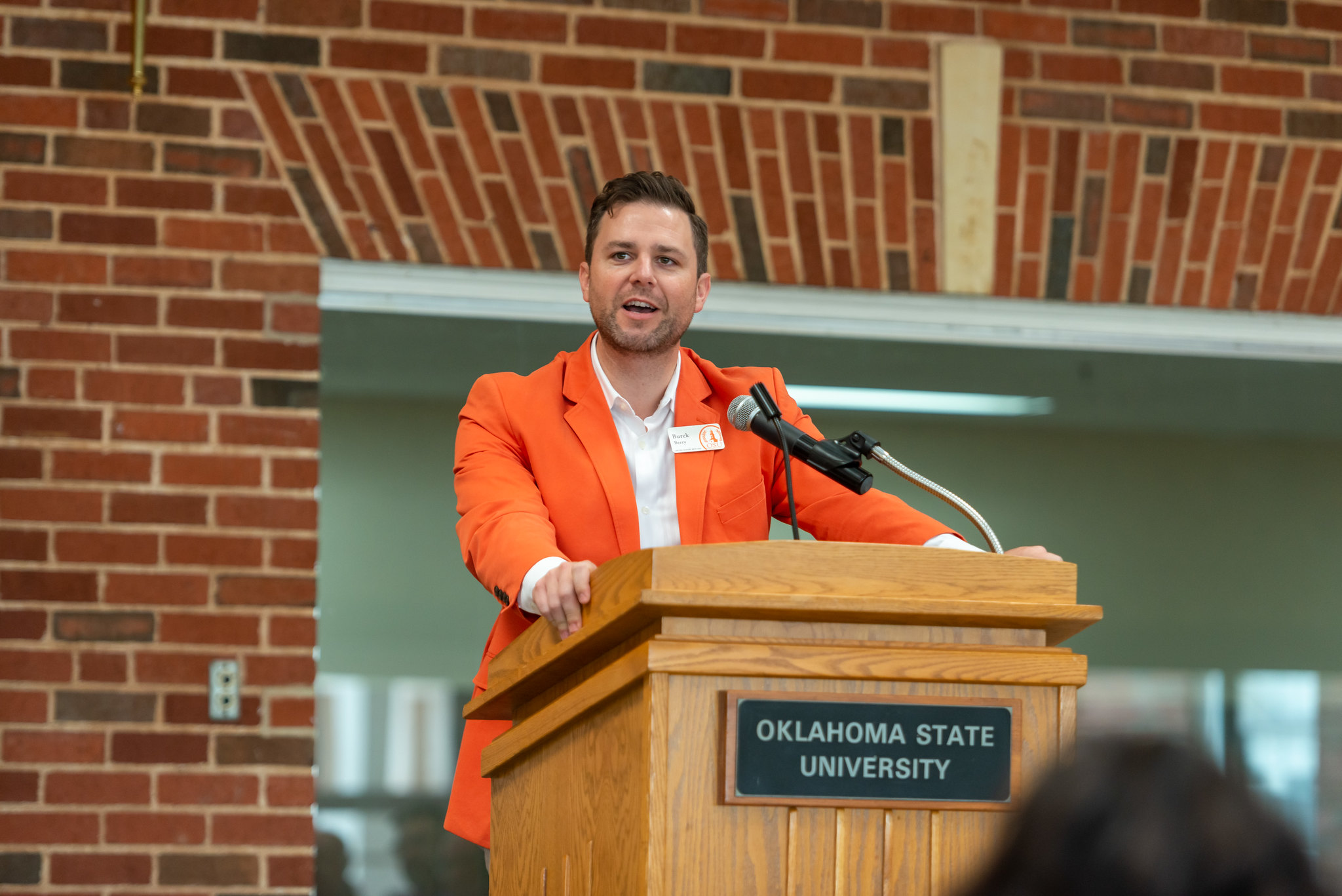 Burk Berry speaks of the importance of CS scholarships to our students 