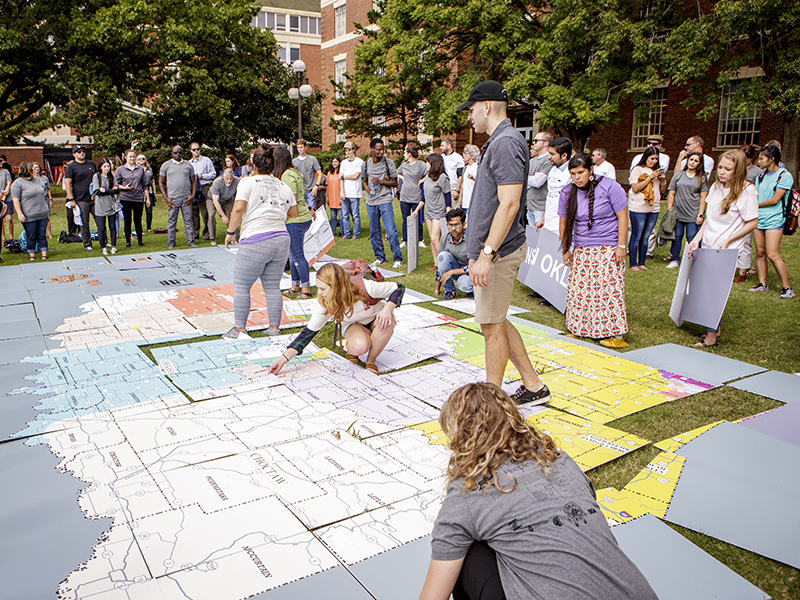 Indigenous Peoples Day mapping OK