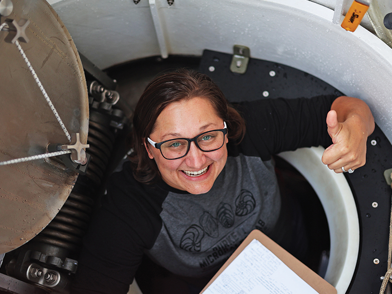 Dr. B was able to test out the new Alvin on a dive in the Puerto Rico Trench at a depth of ~5900m.