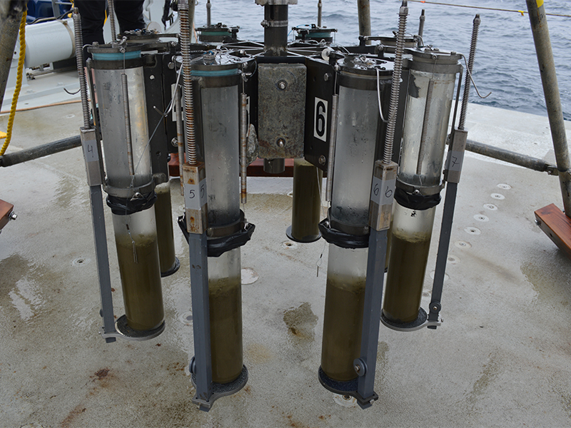 GoPro on a multicorer