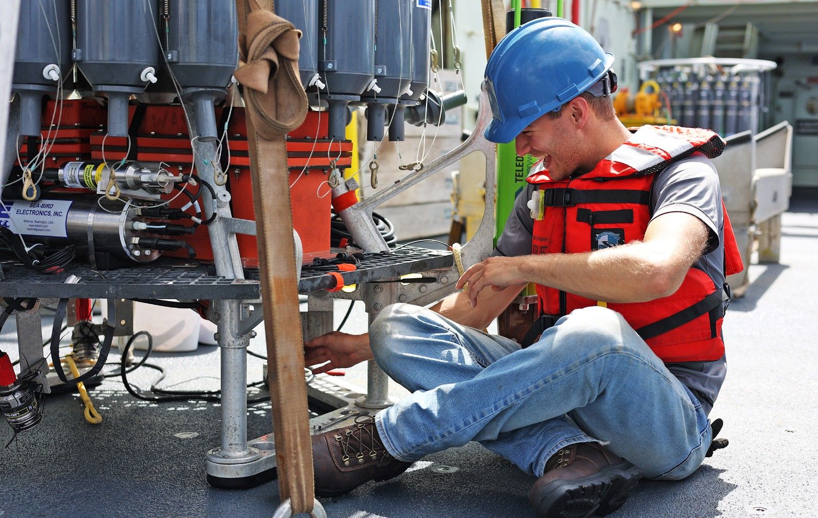 Working on the Lander