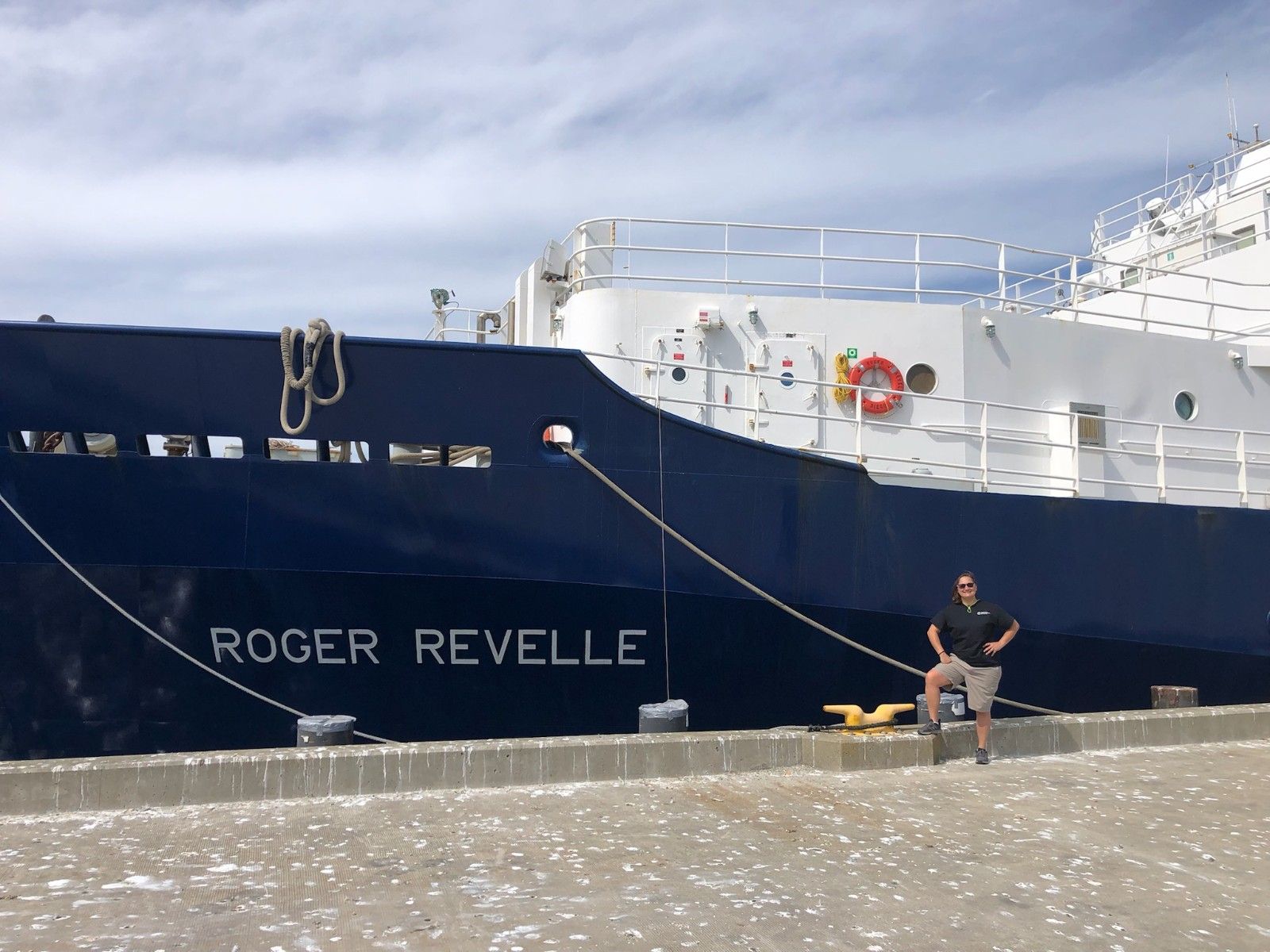 Dr. Burkett and the R/V Roger Revelle