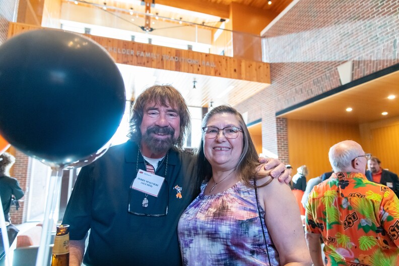 Jerry and Tenia Spalvieri posing for a picture together.