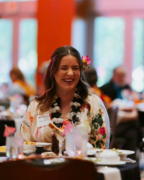 Jerryca Kirby laughing with husband Blake Kirby.