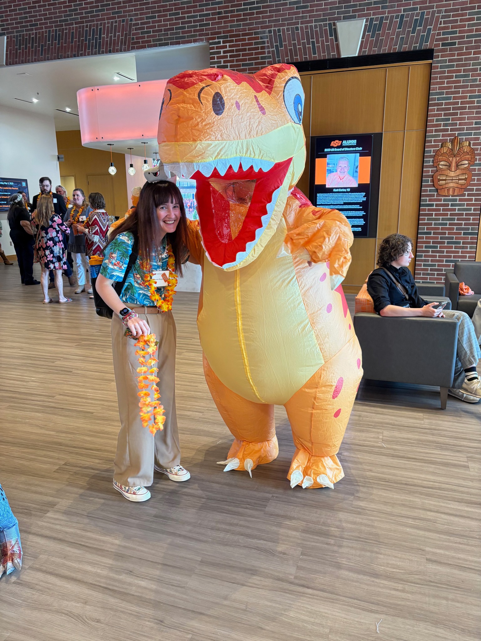 Lauren Haygood and Sabrina Beckmann aka T-Rex having a blast together.