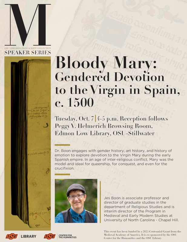 Poster for Jes Boon event