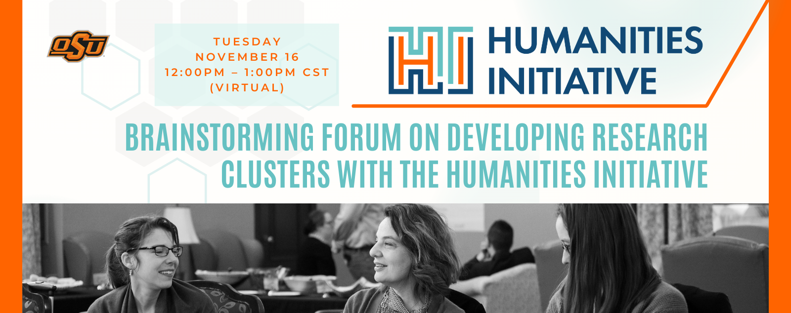 This town-hall type forum is intended to invite campus community members to provide ideas and feedback as we develop this new clusters program for implementation next year. We will discuss possible topics and themes for the clusters, format and organization of the program, expectations for awardees, and other relevant facets.