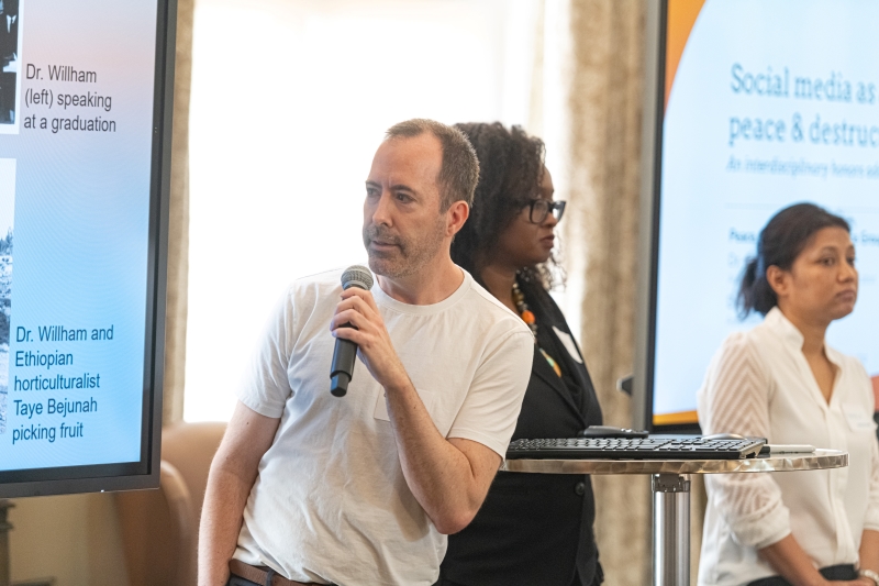 Dr. Greg Uhlin presenting Dr. Greg Uhlin presenting