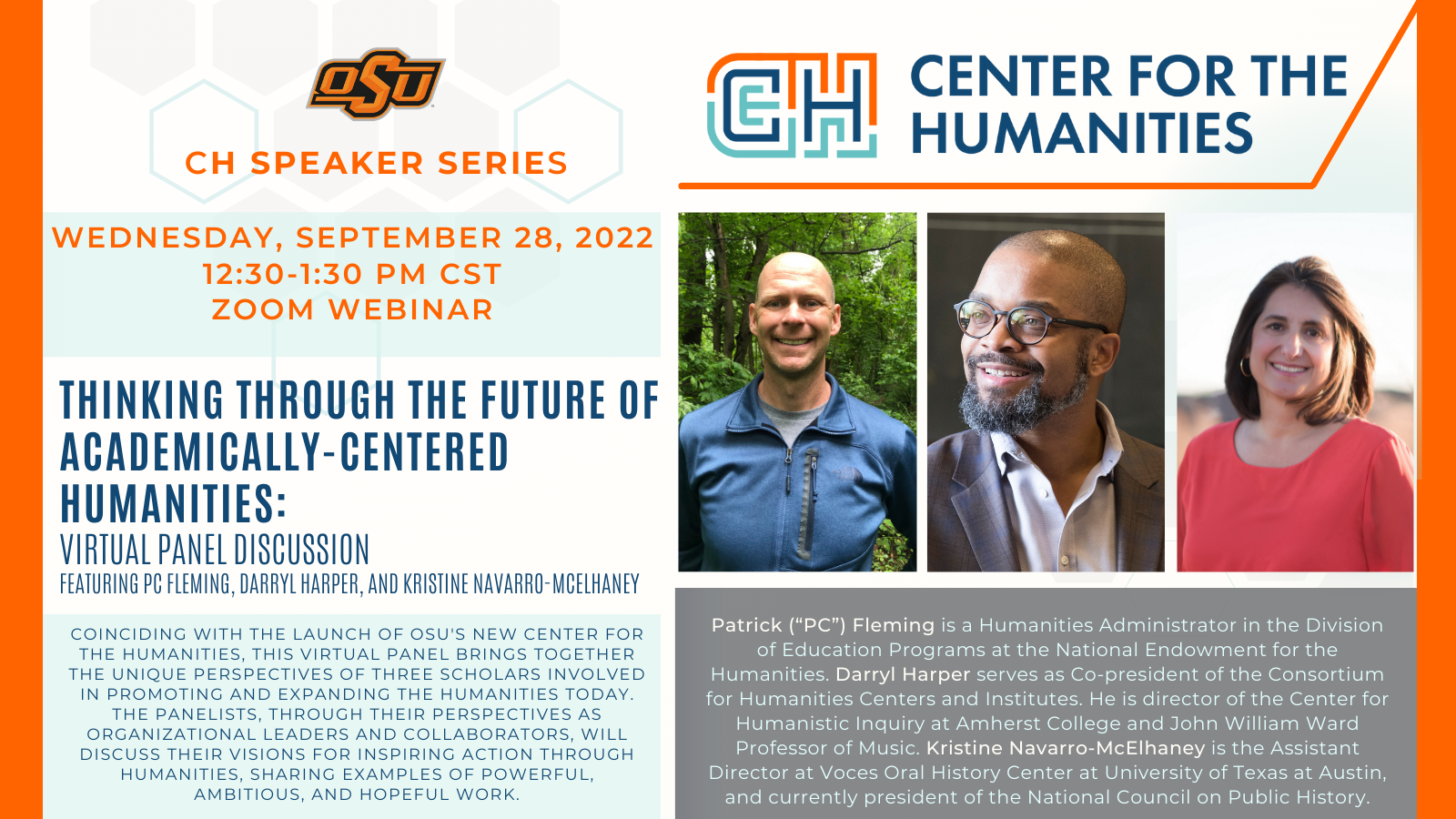 Thinking Through the Future of Academically-Centered Humanities flyer