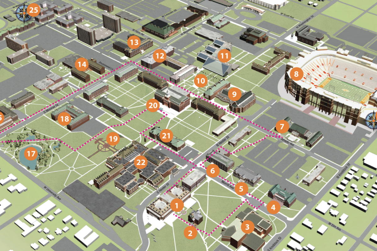 Campus Map Of Oklahoma State University - Venus Jeannine