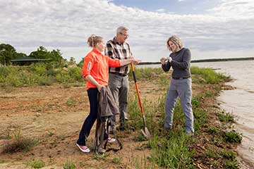 CAS faculty researching water, providing training to nourish the world