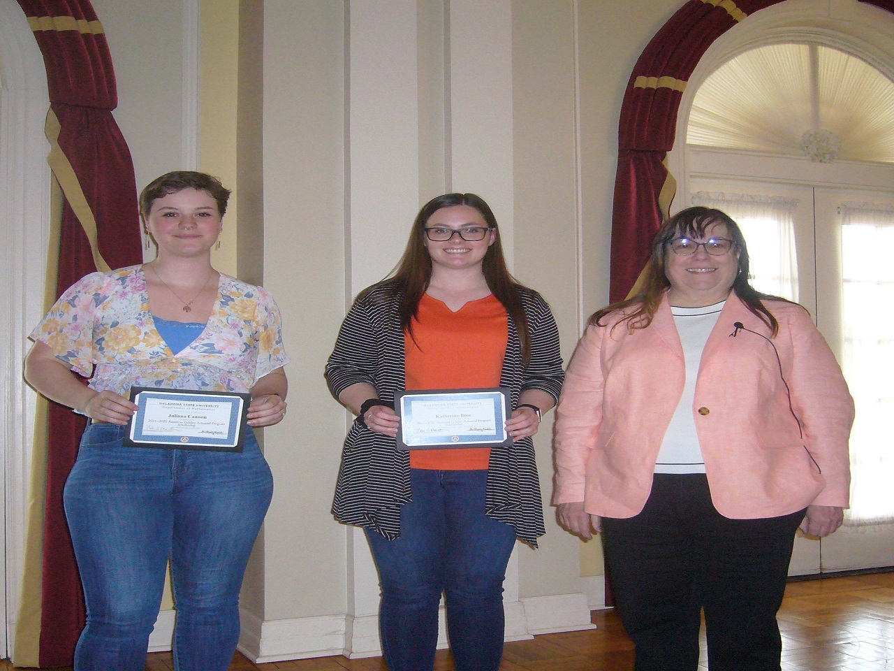 Juliana Cannon, Katherine Bose and Dr. Mantini Juliana Cannon, Katherine Bose and Dr. Mantini