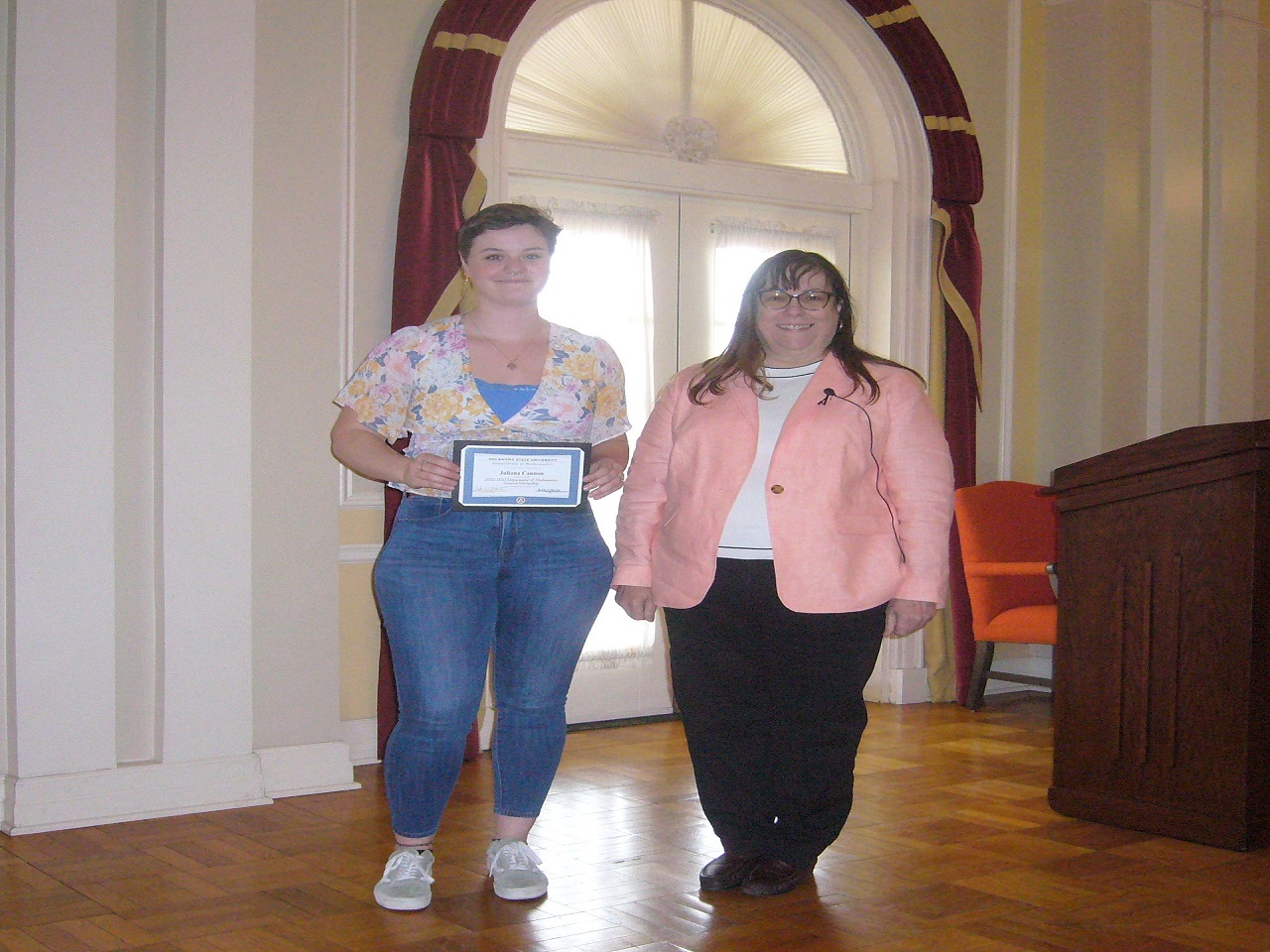 Juliana Cannon and Dr. Mantini Juliana Cannon and Dr. Mantini