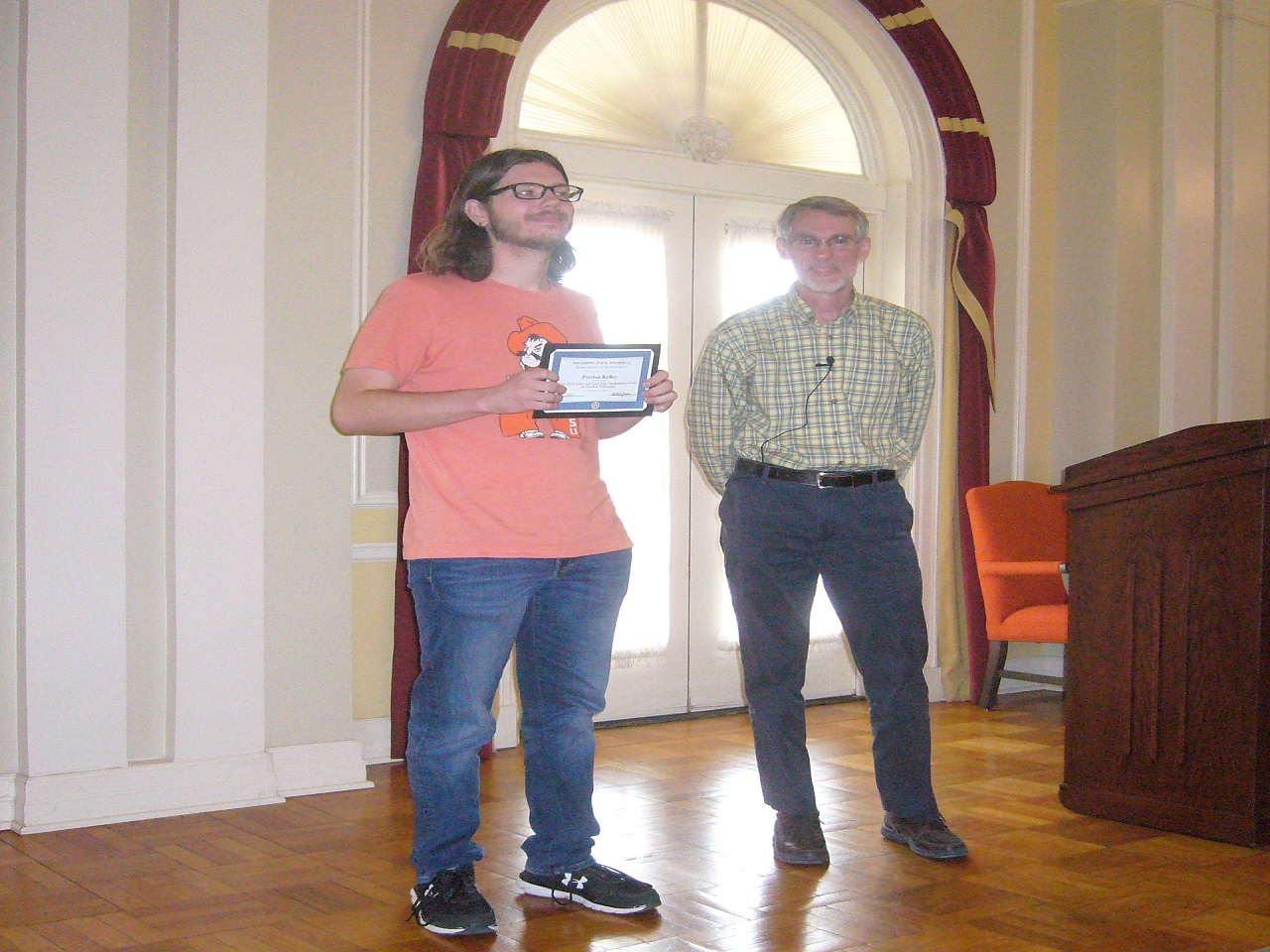 Preston Kelley and Dr. Noell Preston Kelley and Dr. Noell