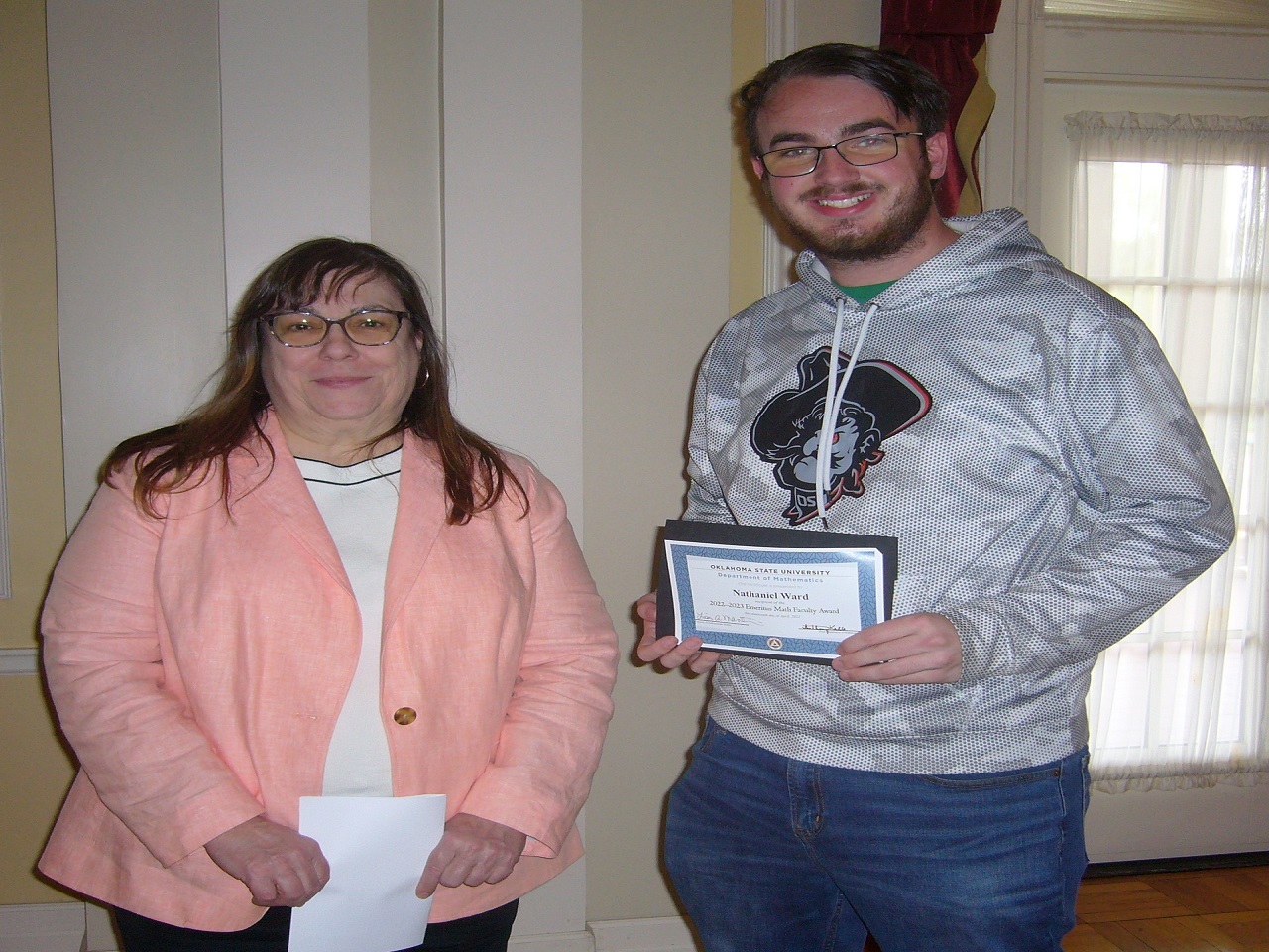 Nathaniel Ward and Dr. Mantini Nathaniel Ward and Dr. Mantini