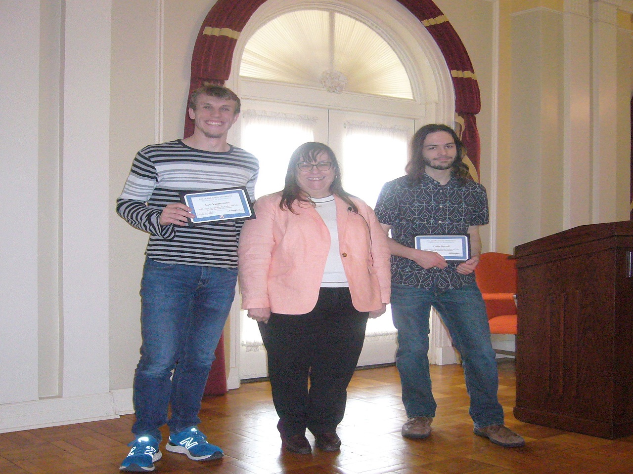 Kyle VanDeventer, Dr. Mantini and Collin Bazzell Kyle VanDeventer, Dr. Mantini and Collin Bazzell