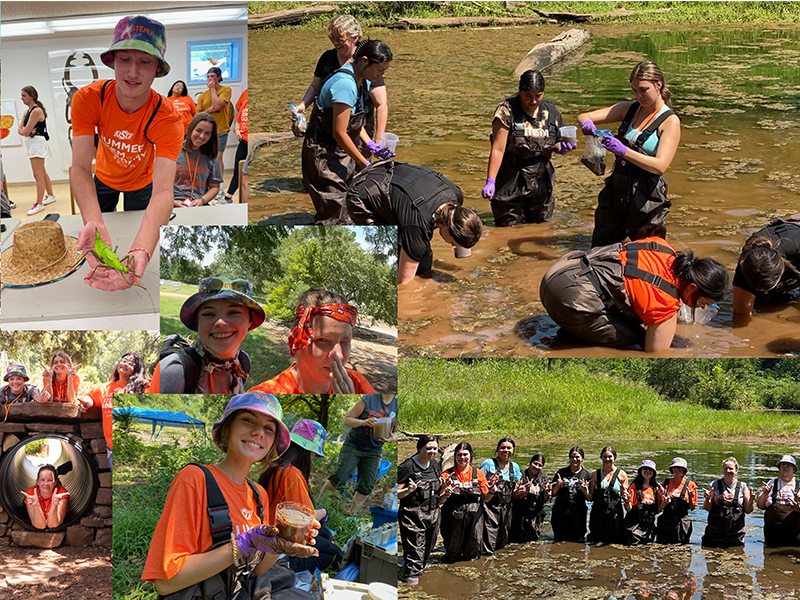Photo collage from the 2023 STEM Academy at OSU