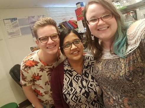 Michelle and Daniel with Dr. Patrauchan