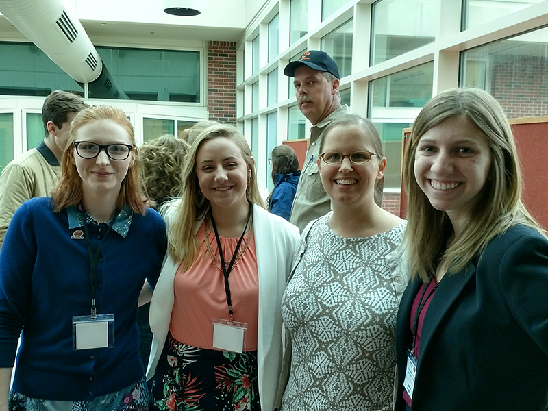 Poster Presenters at HHMI Life Sciences Freshman Research Symposium