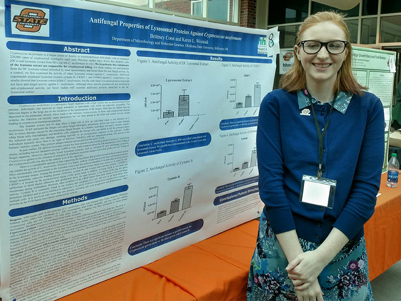 Brittney's Poster at HHMI Life Sciences Freshman Research Symposium