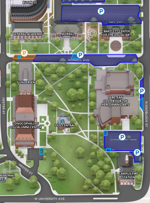 Parking locations for MusicTogether classes