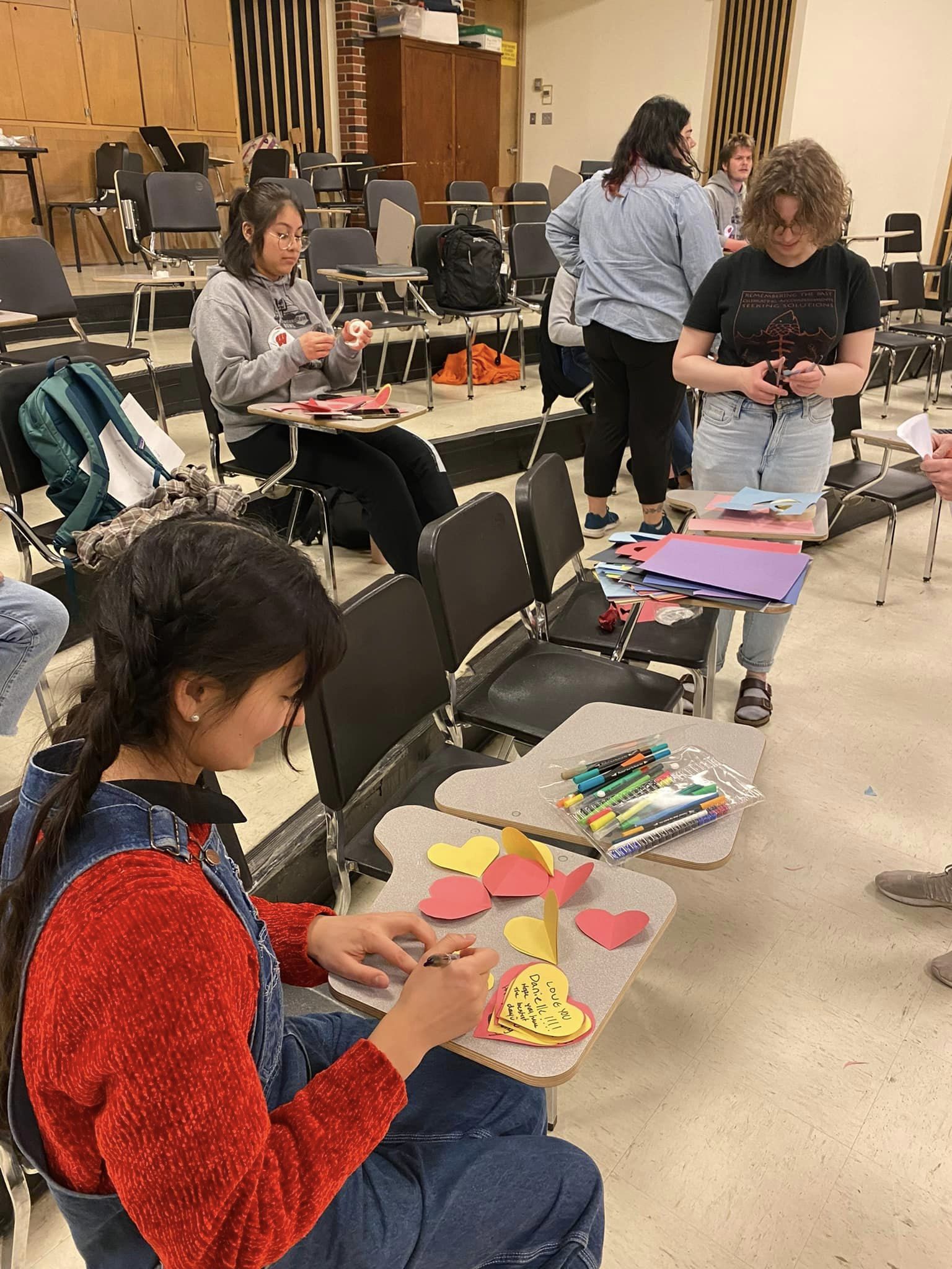 NAfME members making Valentine's for GSM faculty & staff NAfME members making Valentine's for GSM faculty & staff