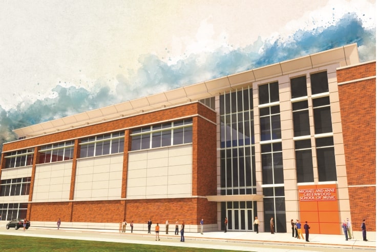 building.jpg rendering of the greenwood school of music