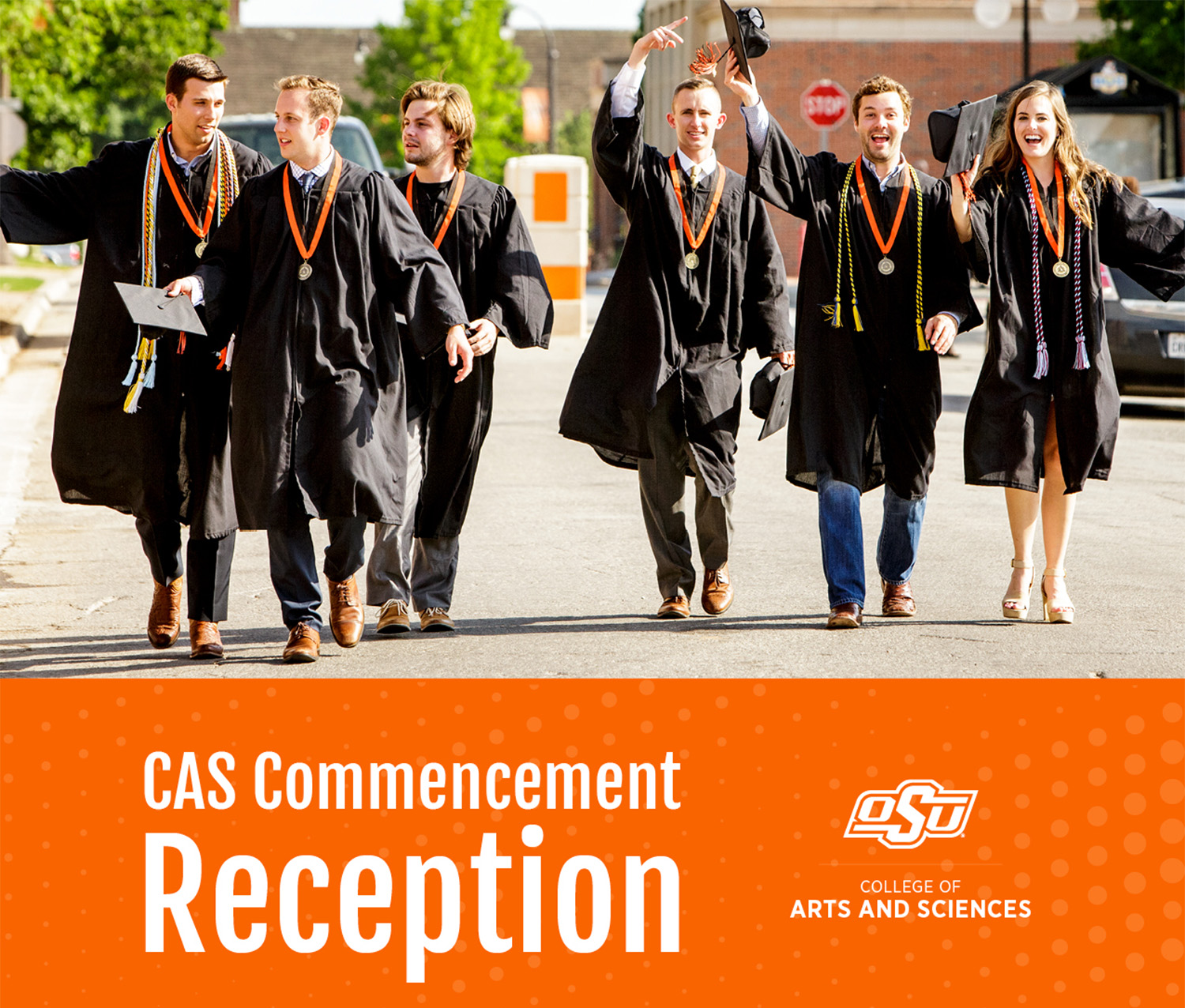 Commencement reception logo